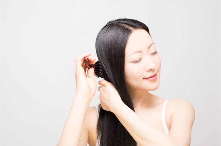 傷んだ部分のカット